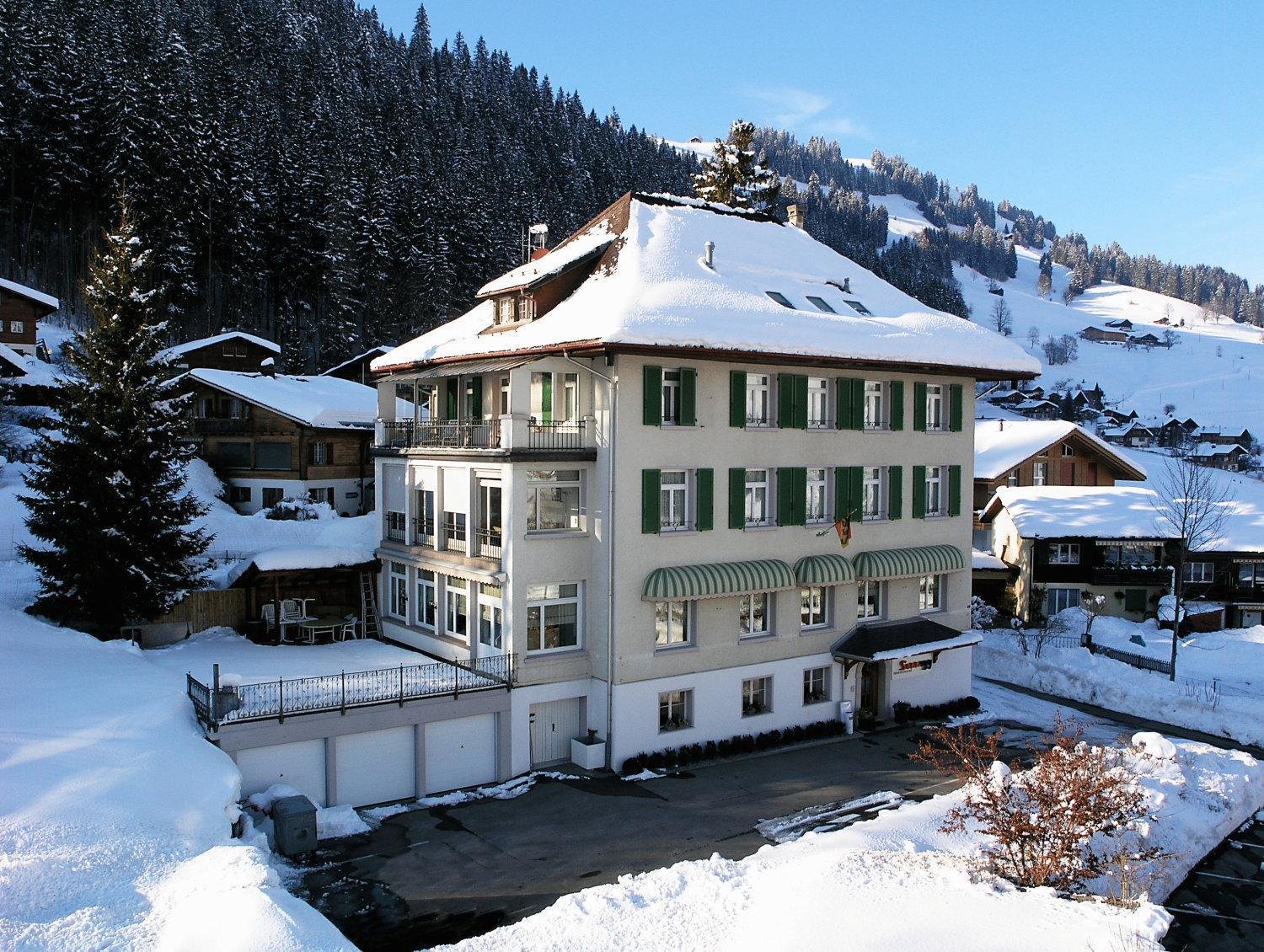 Sonnegg Hotel Zweisimmen Eksteriør bilde